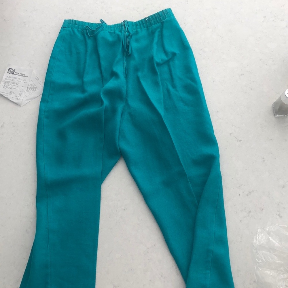 Teal pants